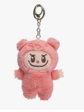 New Mochi Monster Plush Charm -Collectible Keychain-Pink Monster Little Obsessed